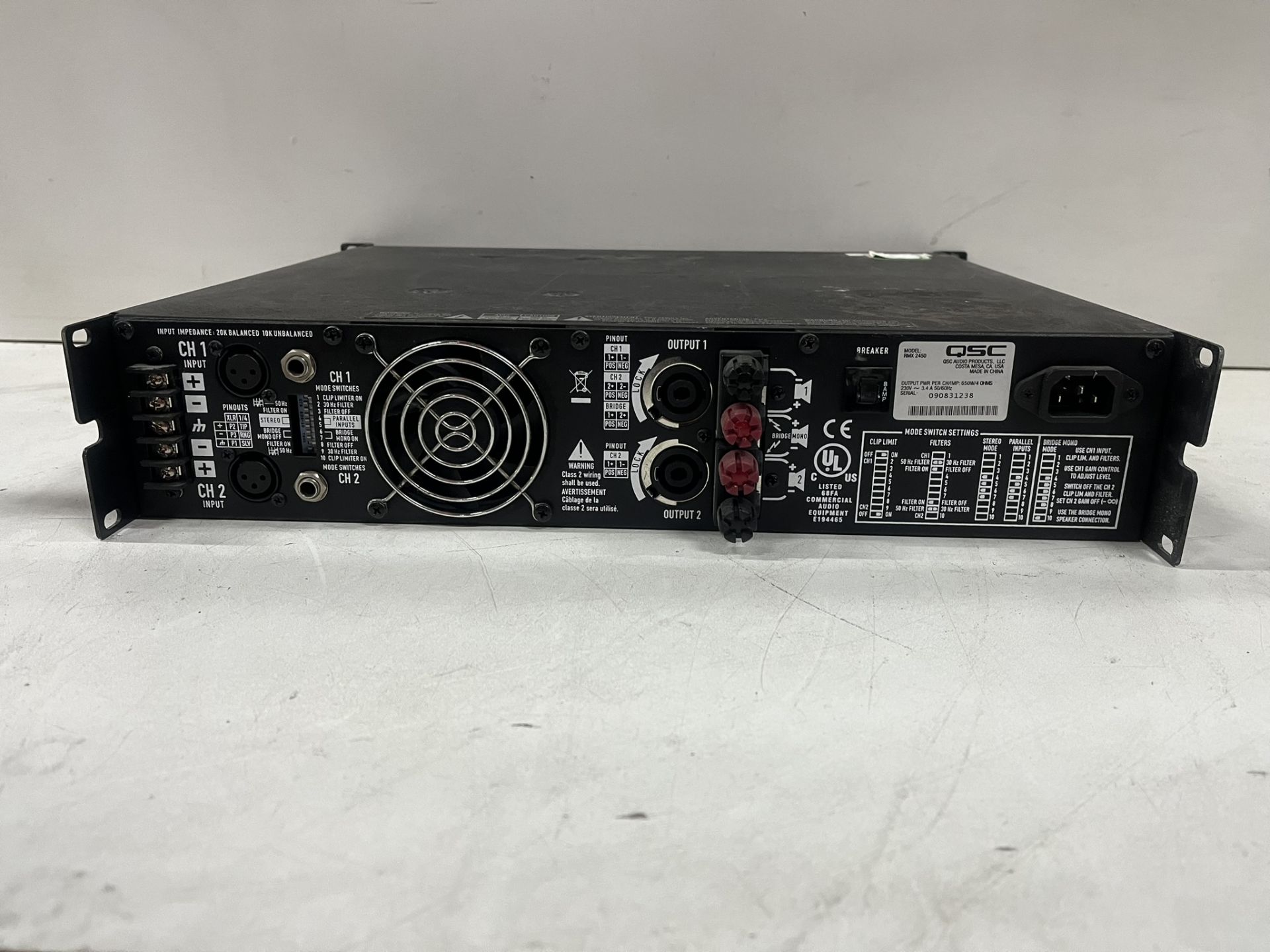 QSC RMX 2450 Professional Power Amplifier - Bild 4 aus 6