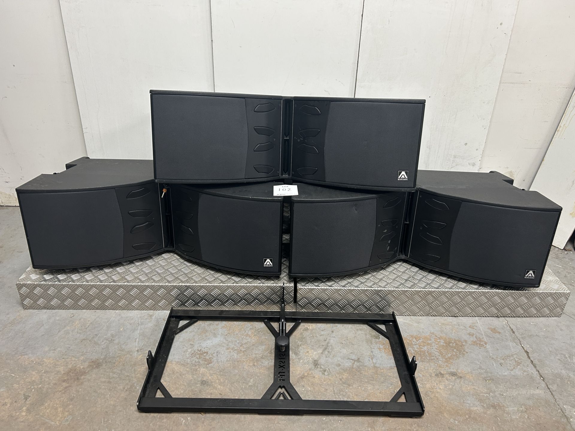 Amate Audio Xcellance X212AF 3-Way Line Array System w/ Stack Frame & Touring Bumper | YOM: 2022