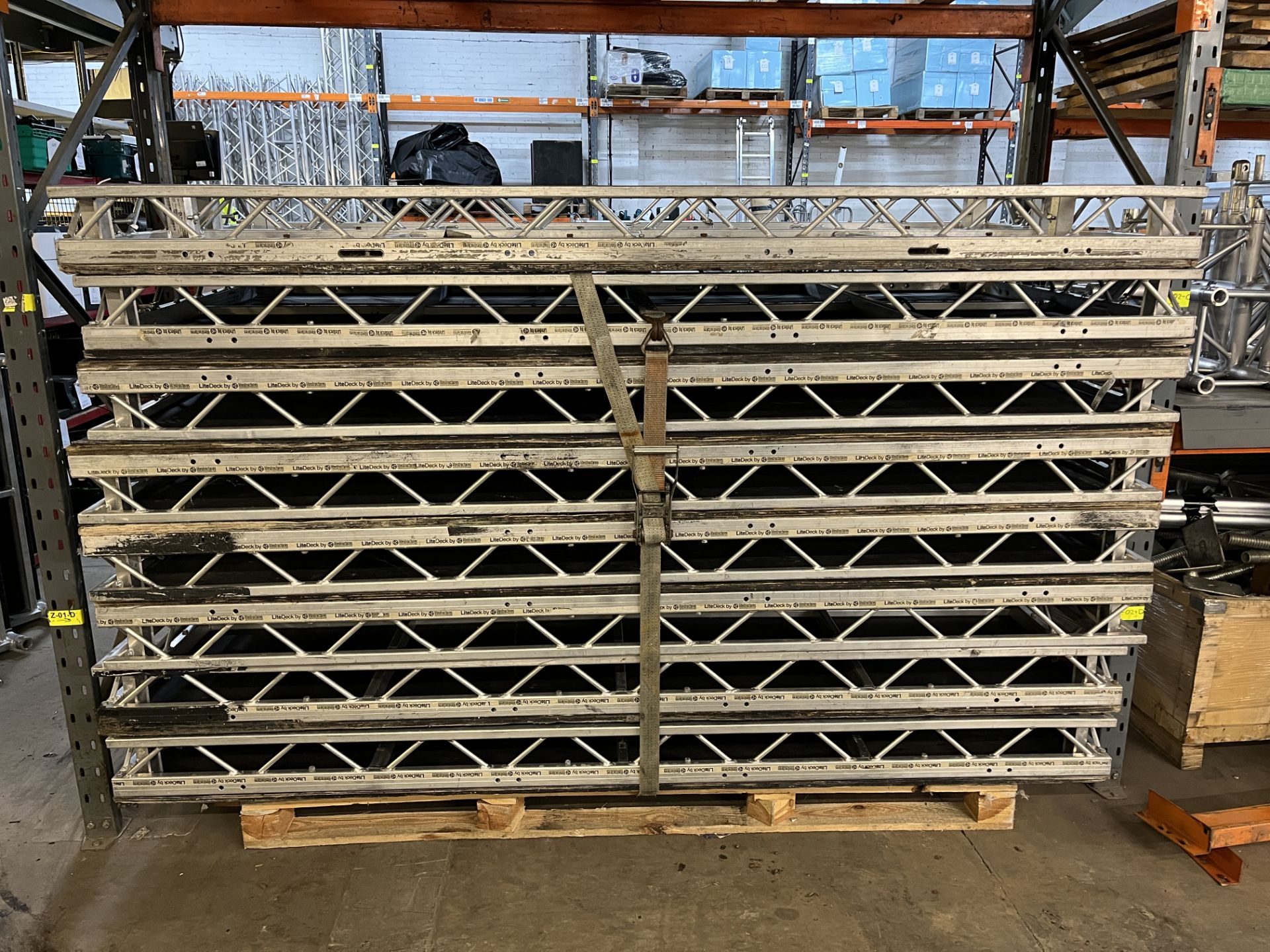 8 x Various Litedeck Aluminum Portable Staging Deck