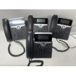 4 x Cisco CP-7821 UC Office Phones