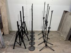 12 x Various Microphone Stands - As Pictured