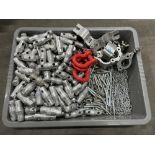 Quantity of Truss Eggs, Pins, R Clips and Clamps - As Pictured