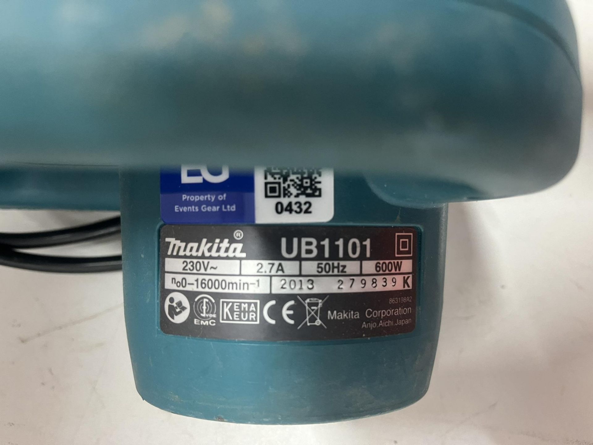 Makita UB1101 110v Variable Speed Blower - Bild 4 aus 4