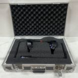 2 x AV-JEFE AVL6304 Microphones W/ Flight Case