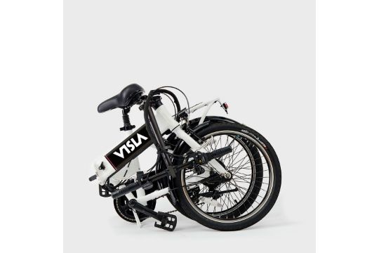 Folding Step-Through E-Bike VISLA Foldie20, 250W Pedal Assist - White | RRP £1,299 - Image 4 of 5