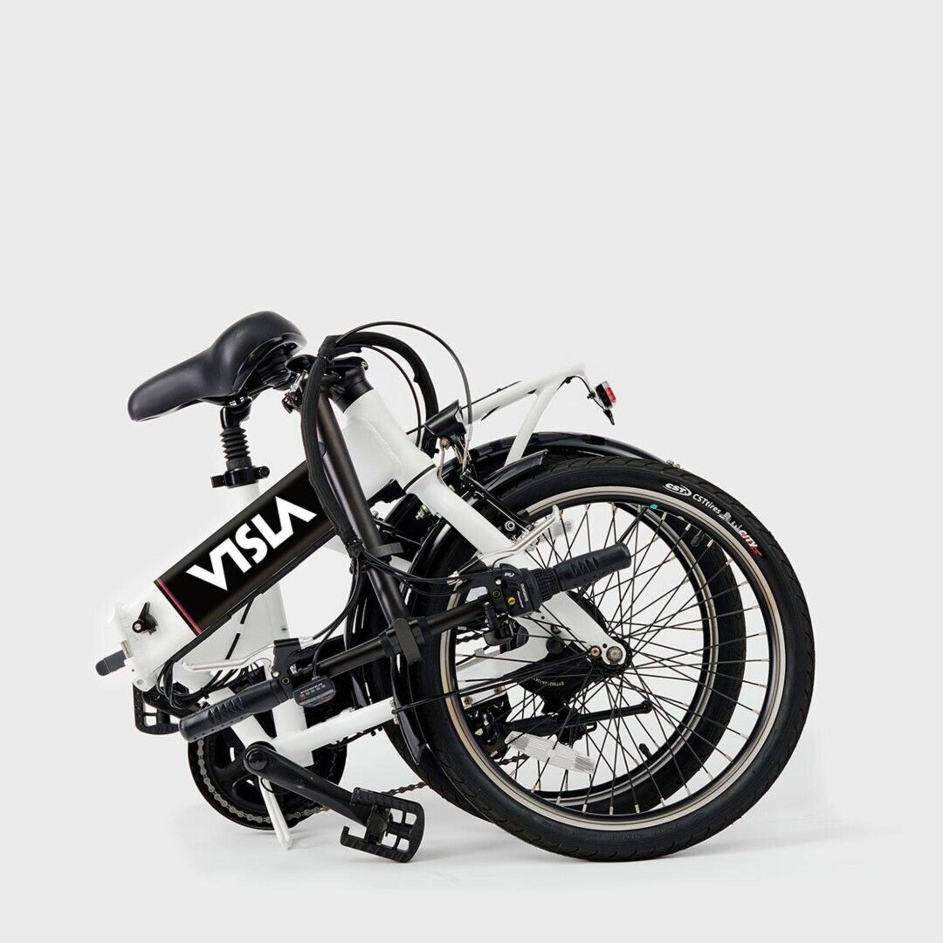 Folding Step-Through E-Bike VISLA Foldie20, 250W Pedal Assist - White | RRP £1,299 - Bild 5 aus 5