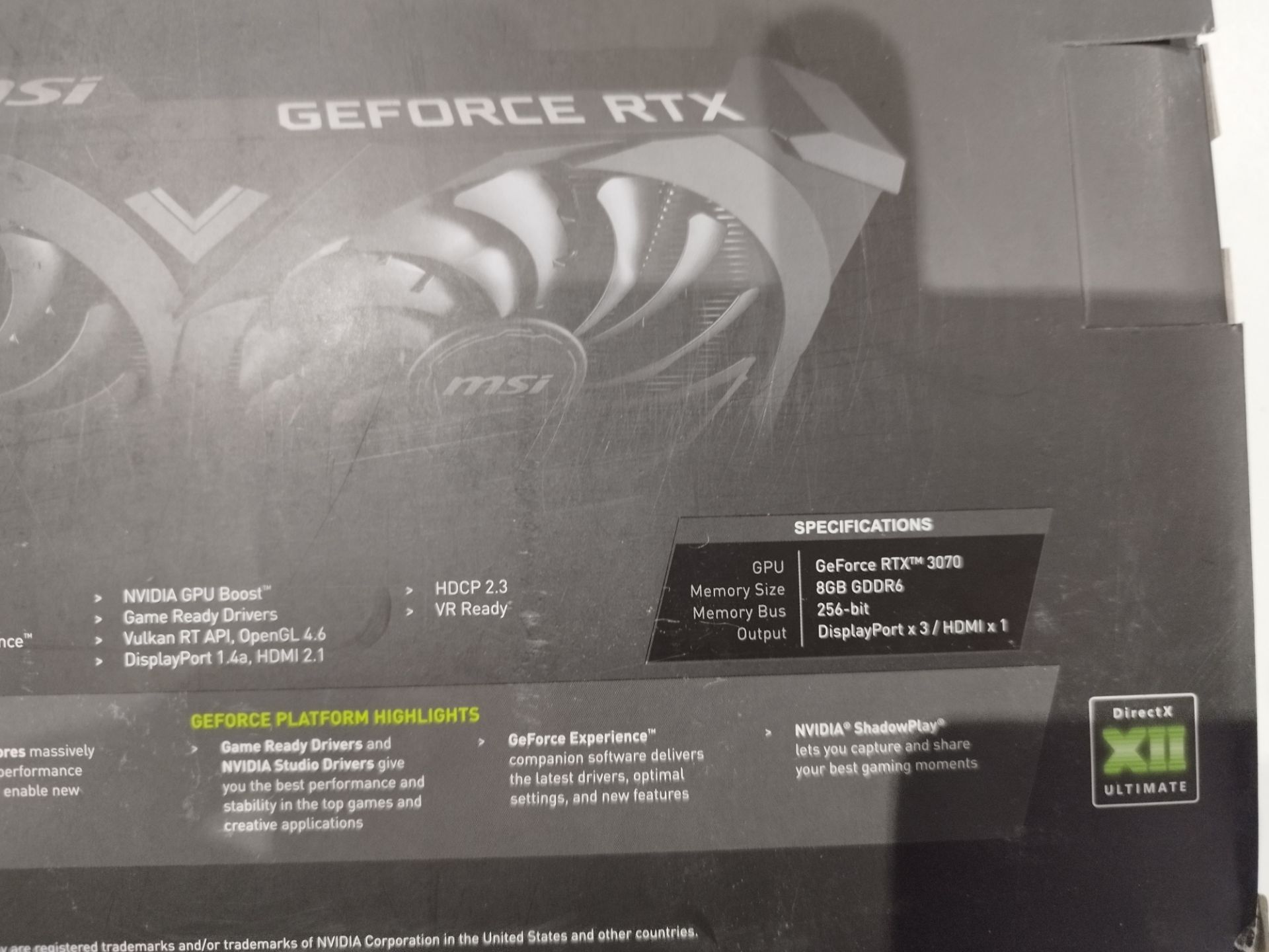 Nvidia GeForce RTX 3070 Graphics Card - Image 4 of 4