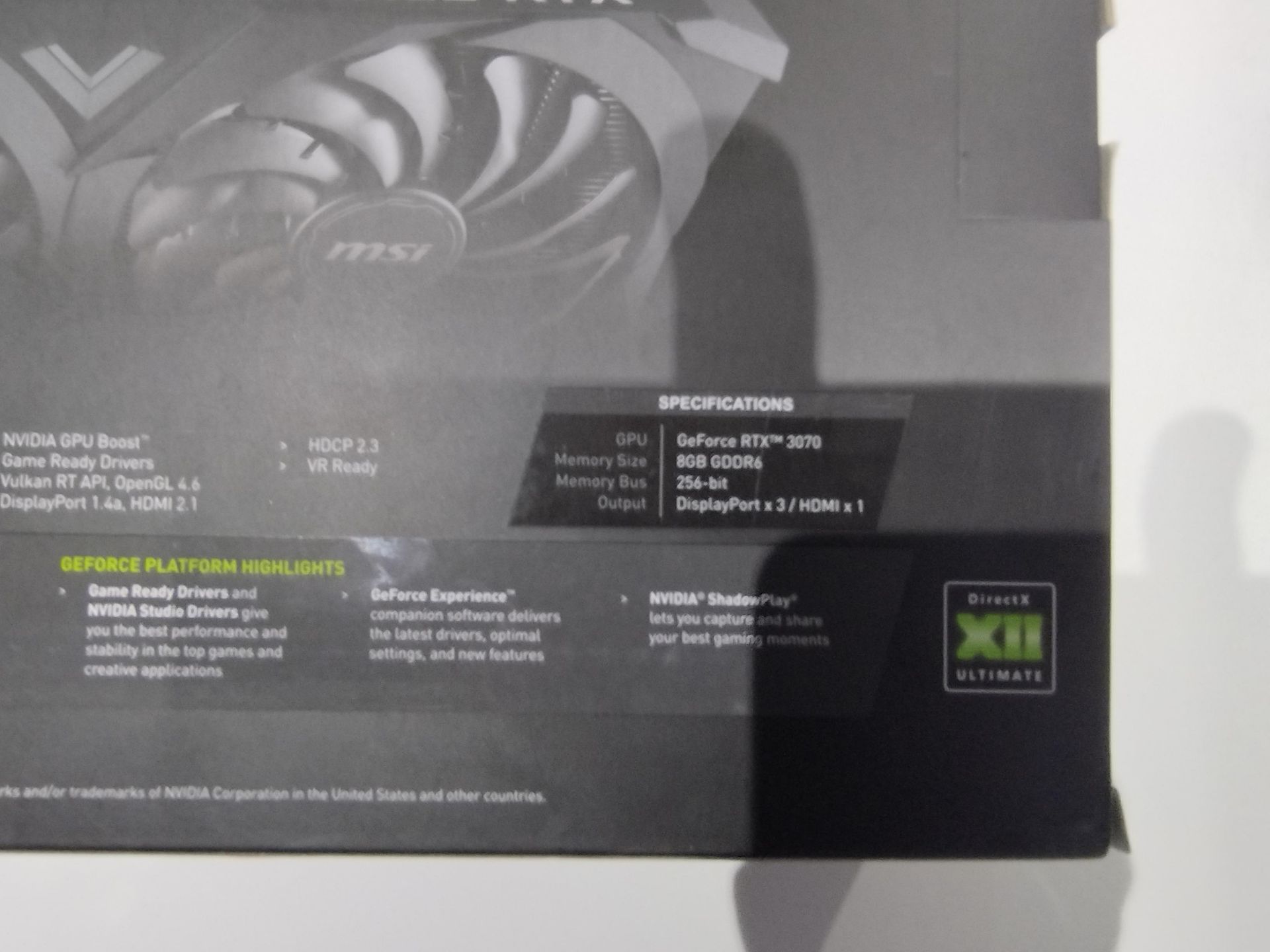 Nvidia GeForce RTX 3070 Graphics Card - Image 4 of 4