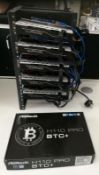 ASRock H110 Pro BTC+ Crypto Mine w/ 5 x Sapphire Pulse RX 580 8G G5 GPUs