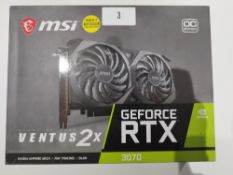 Nvidia GeForce RTX 3070 Graphics Card