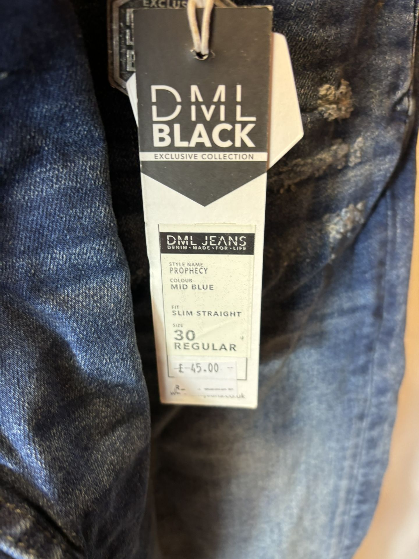 13 x Pairs Of various Sized DML Jeans Prophecy & Voyage Blue Jeans - Image 27 of 39