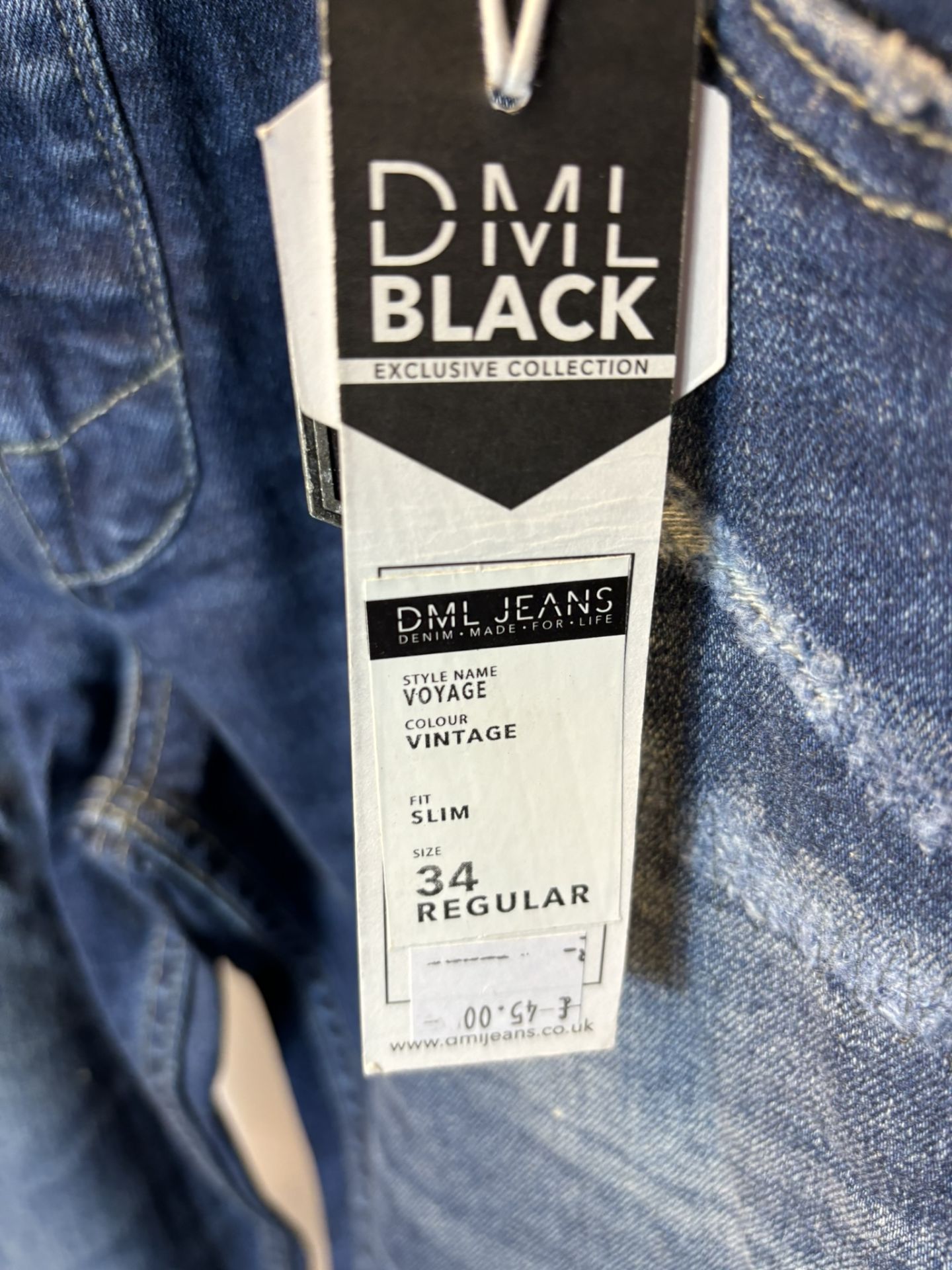 13 x Pairs Of various Sized DML Jeans Prophecy & Voyage Blue Jeans - Image 18 of 39
