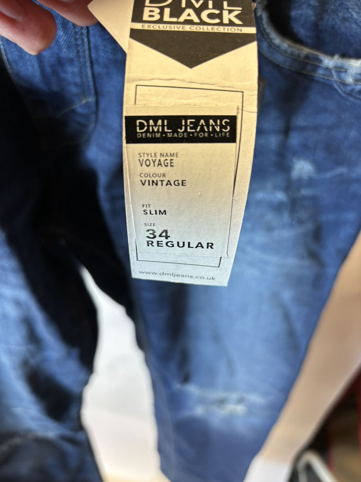 13 x Pairs Of various Sized DML Jeans Prophecy & Voyage Blue Jeans - Image 24 of 39