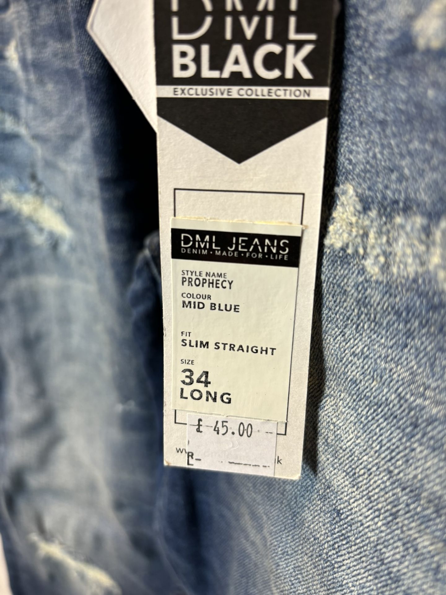 13 x Pairs Of various Sized DML Jeans Prophecy & Voyage Blue Jeans - Image 9 of 39