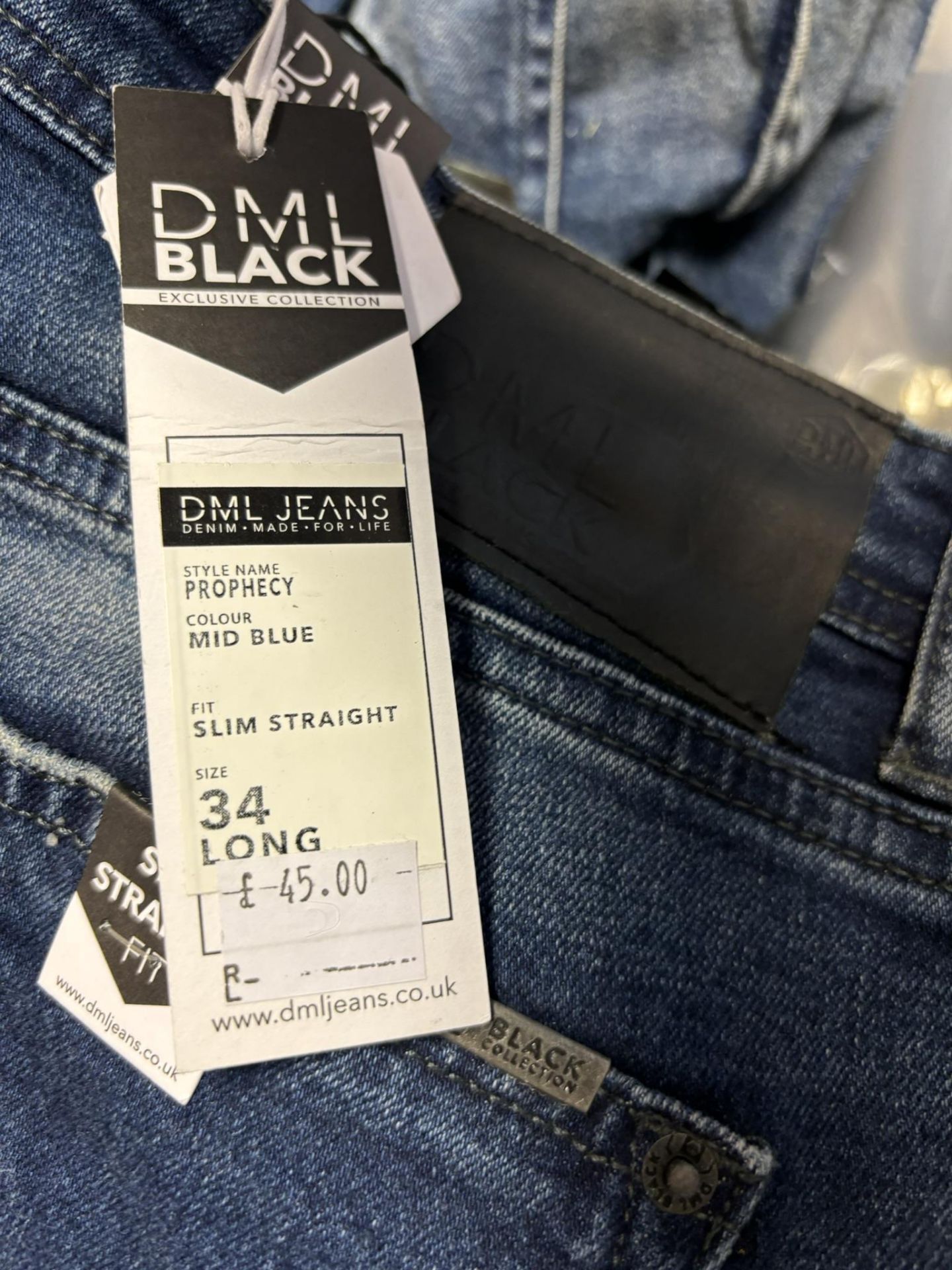 13 x Pairs Of various Sized DML Jeans Prophecy & Voyage Blue Jeans - Image 6 of 39