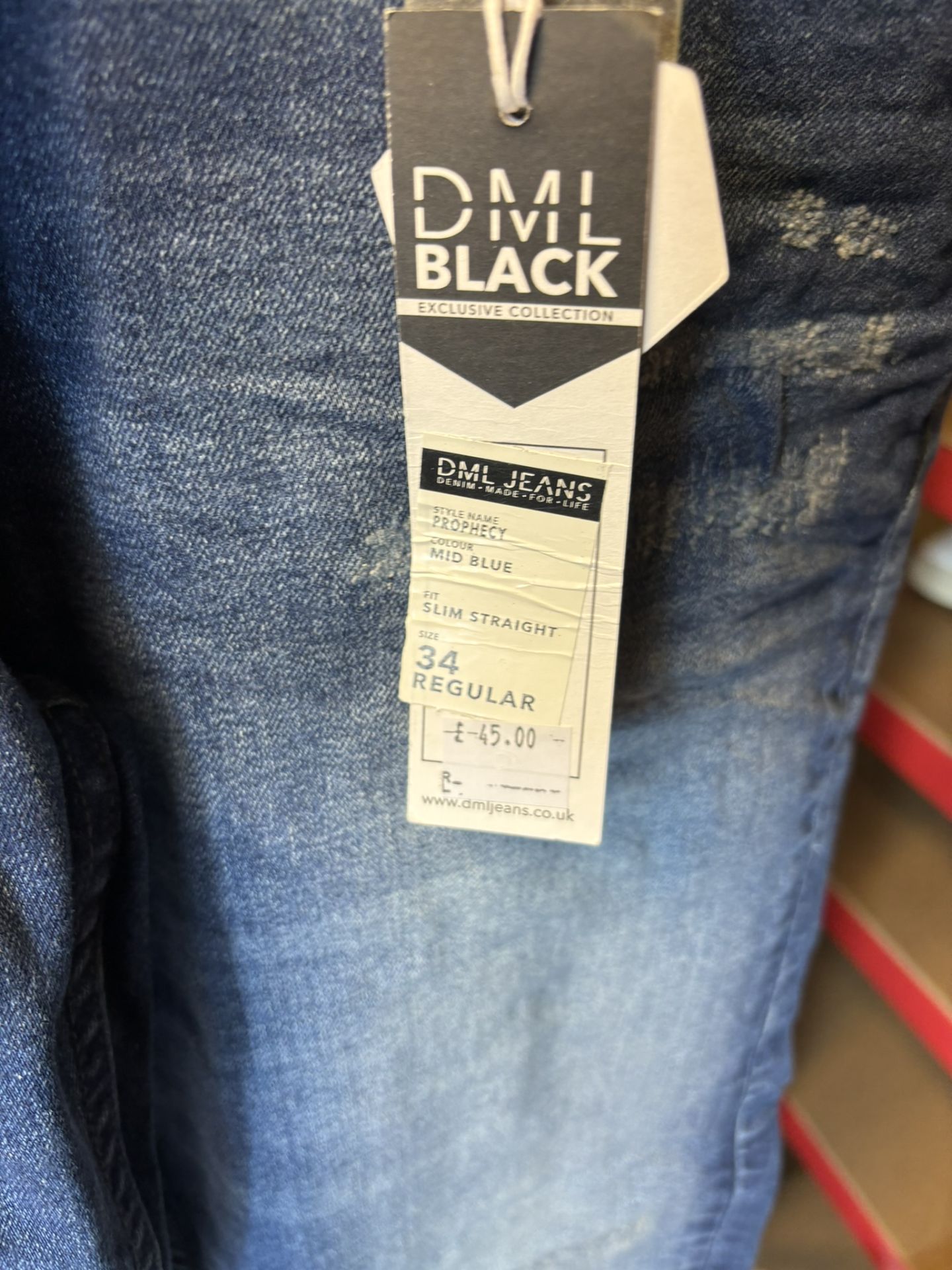 13 x Pairs Of various Sized DML Jeans Prophecy & Voyage Blue Jeans - Image 33 of 39