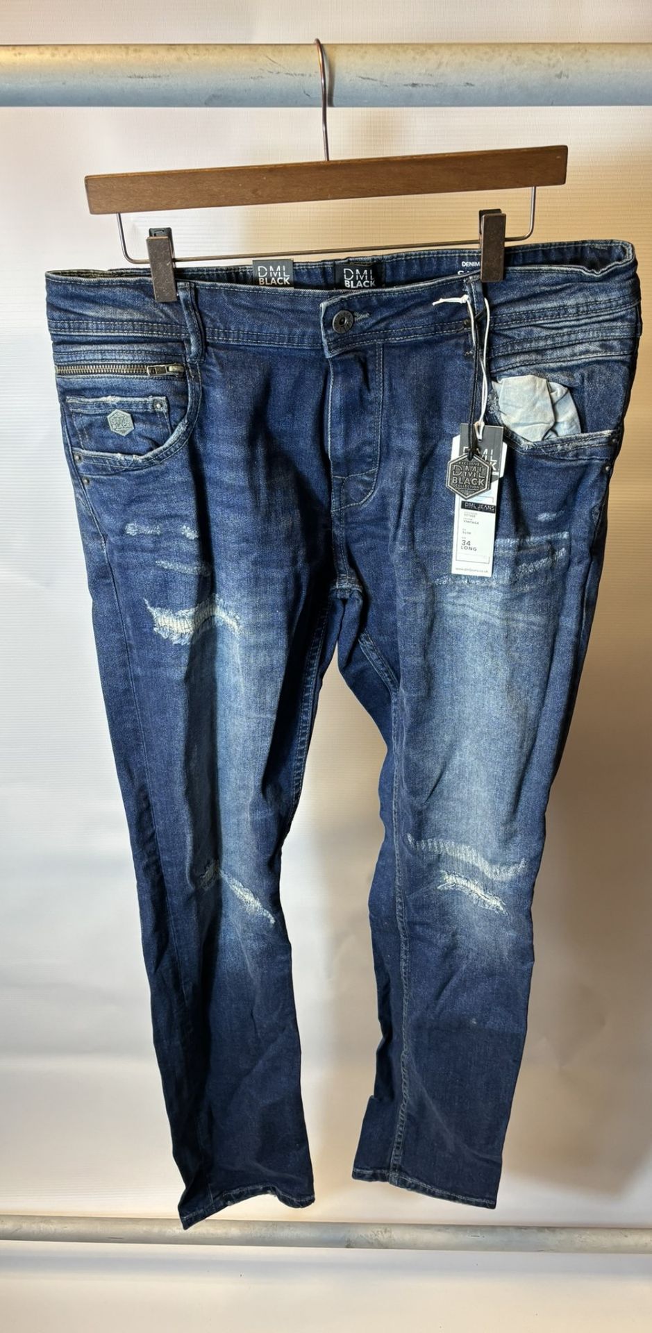 13 x Pairs Of various Sized DML Jeans Prophecy & Voyage Blue Jeans - Image 19 of 39