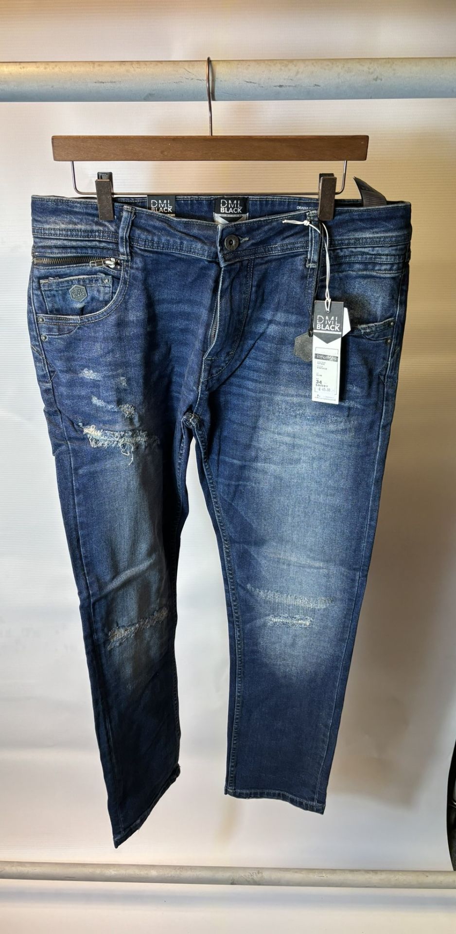 13 x Pairs Of various Sized DML Jeans Prophecy & Voyage Blue Jeans - Image 13 of 39