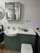 Ex-Display Vanity Set with Mirrored Cabinet