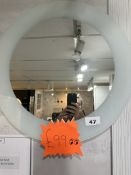 Ex-Display Circular Mirror with Frosted Edge
