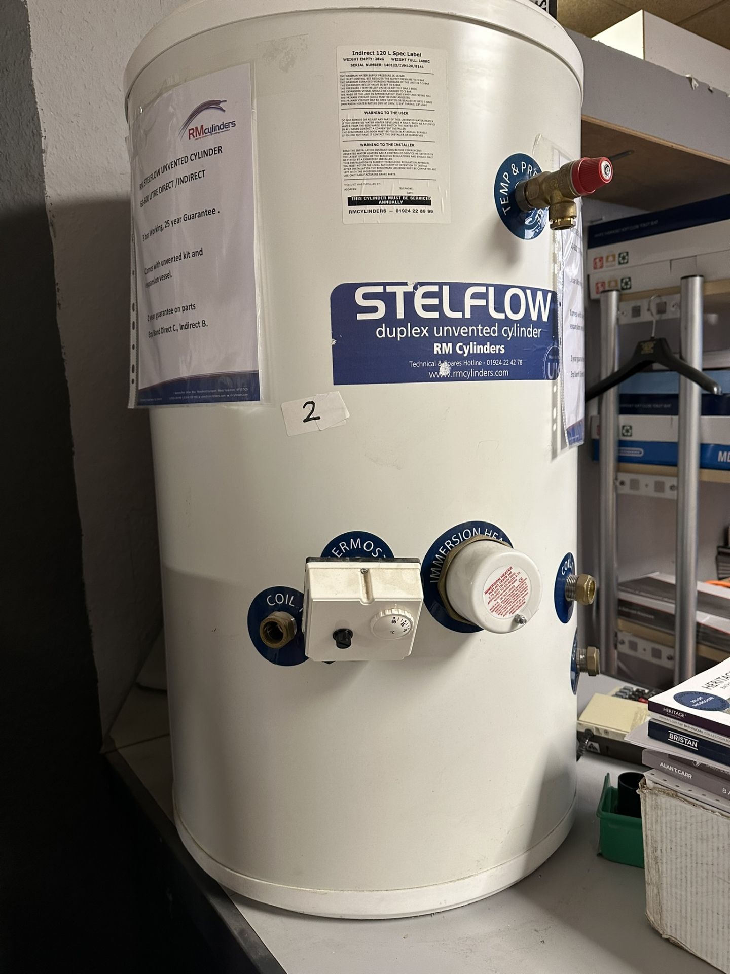 Ex-Display Stelflow Indirect 120L Immersion Heater