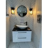 Ex-Display Wall Mounted Sink Unit w/Mirror