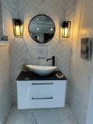 Ex-Display Wall Mounted Sink Unit w/Mirror