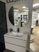 Ex-Display Vanity Sink Unit w/Mirror Above