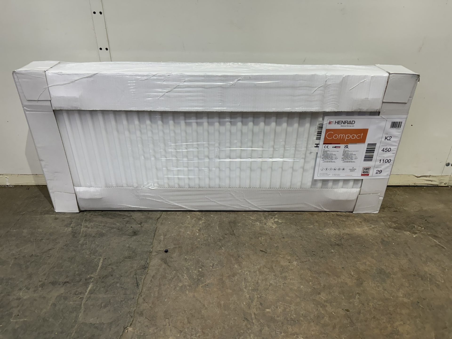 Henrad 450x1100 Compact Type 22 Double Convector Radiator