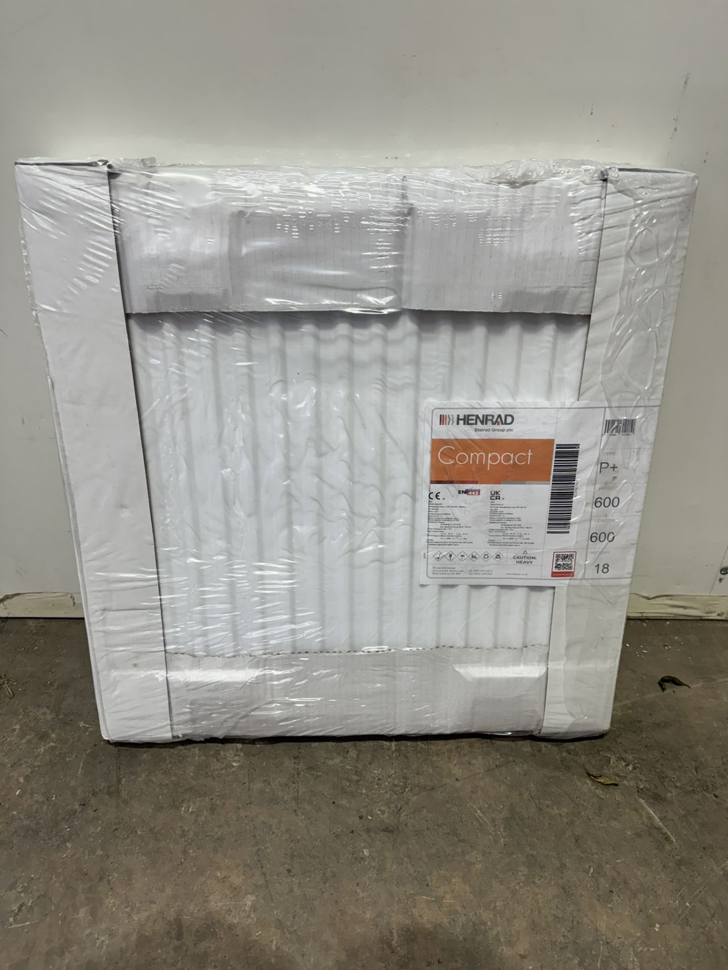 Henrad 600x600 Compact Type 21 Double Panel Single Convector