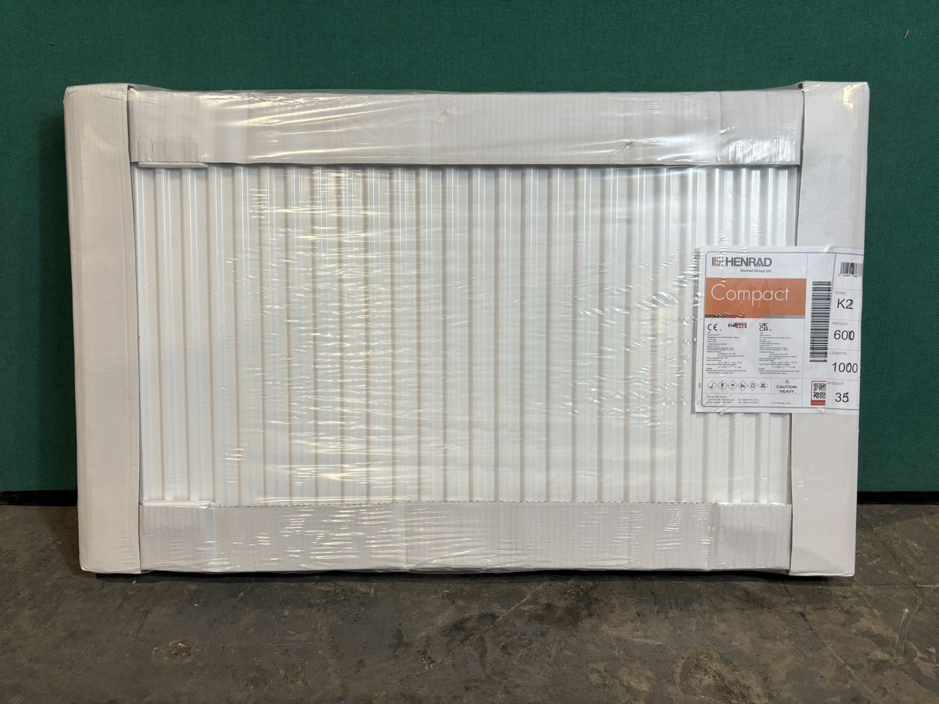 Henrad 600x1000 Compact Type 22 Double Convector Radiator