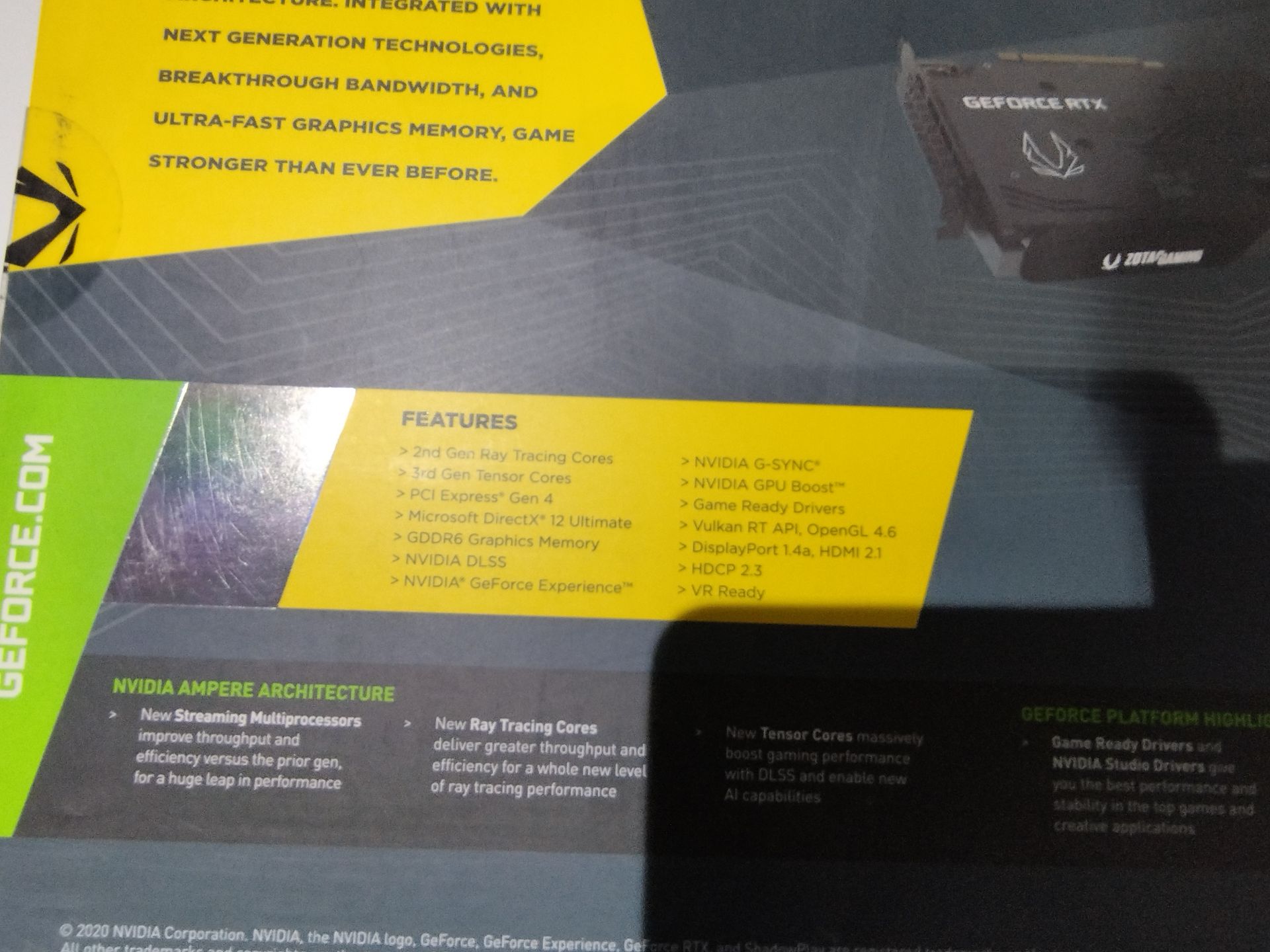 Nvidia GeForce RTX 3070 Graphics Card - Used - PLEASE SEE PHOTOS - Bild 3 aus 9