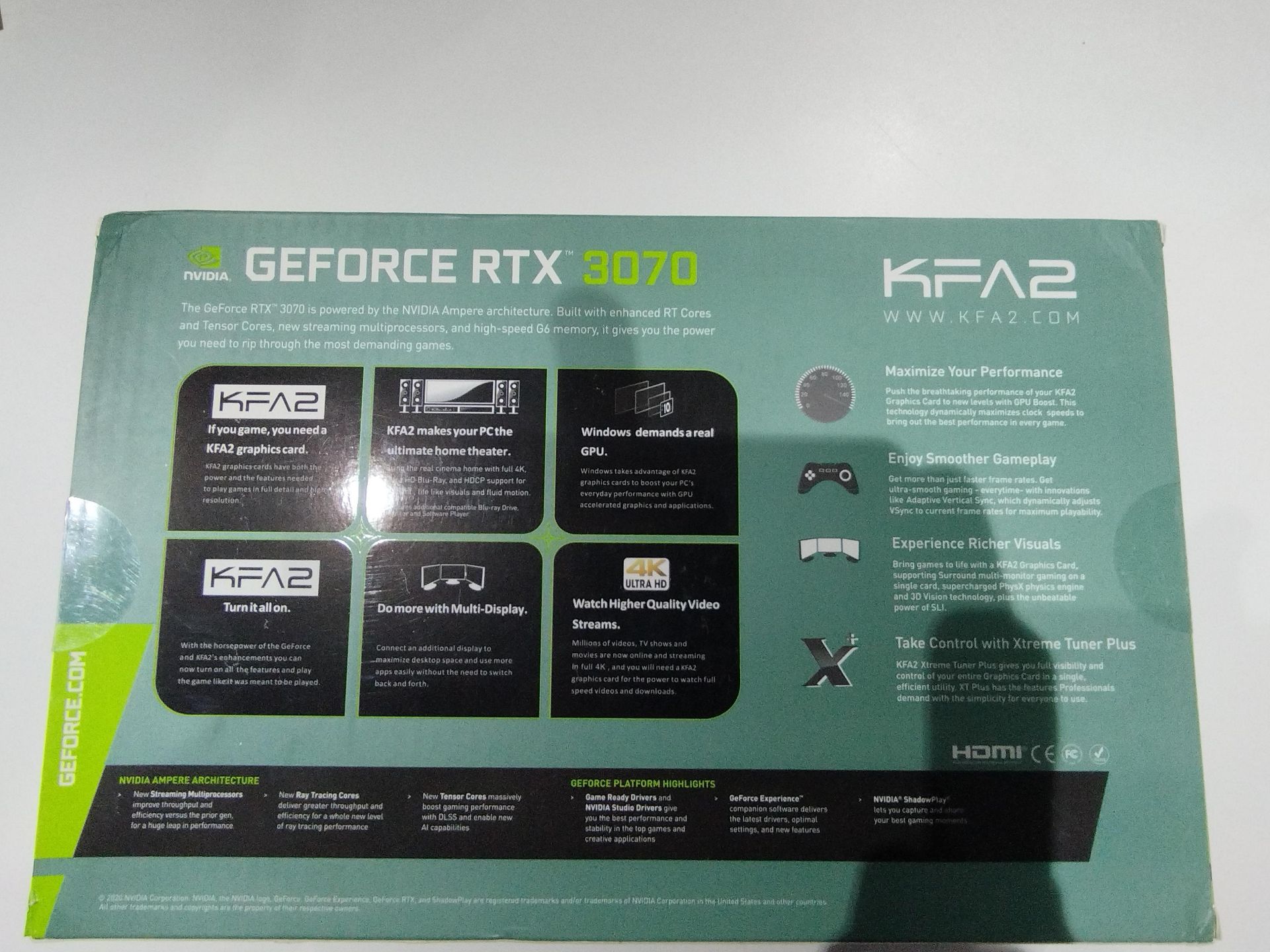 Nvidia GeForce RTX 3070 Graphics Card - Used - PLEASE SEE PHOTOS - Image 2 of 9