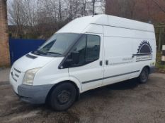Ford Transit 125 Trend High Roof | YP61 WLB | Internal Hydraulic Swing Lift & Work Benches | 169,550