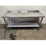 1680mm Stainless steel Commercial Catering Table With Bottom Shelf