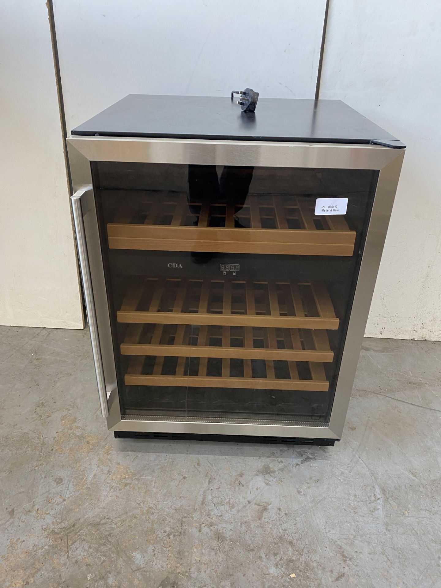 CDA FWC603SS Freestanding Under Counter Wine Cooler