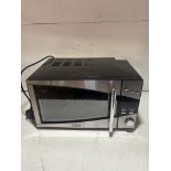 De'Longhi P80D20EL-T5A Standard Microwave, Black & Silver