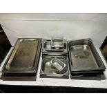 Quantity Of Various Pots,pans & Trays As Seen In Photos