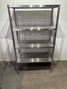 4 Tier Stainless Steel Shelving Unit