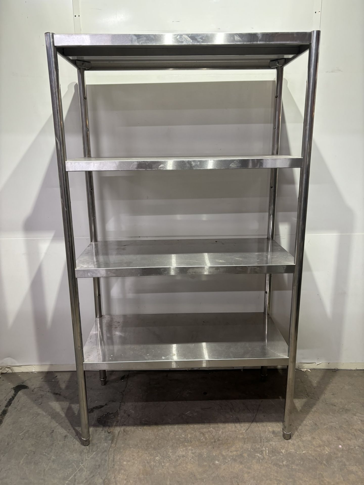 4 Tier Stainless Steel Shelving Unit - Image 2 of 4