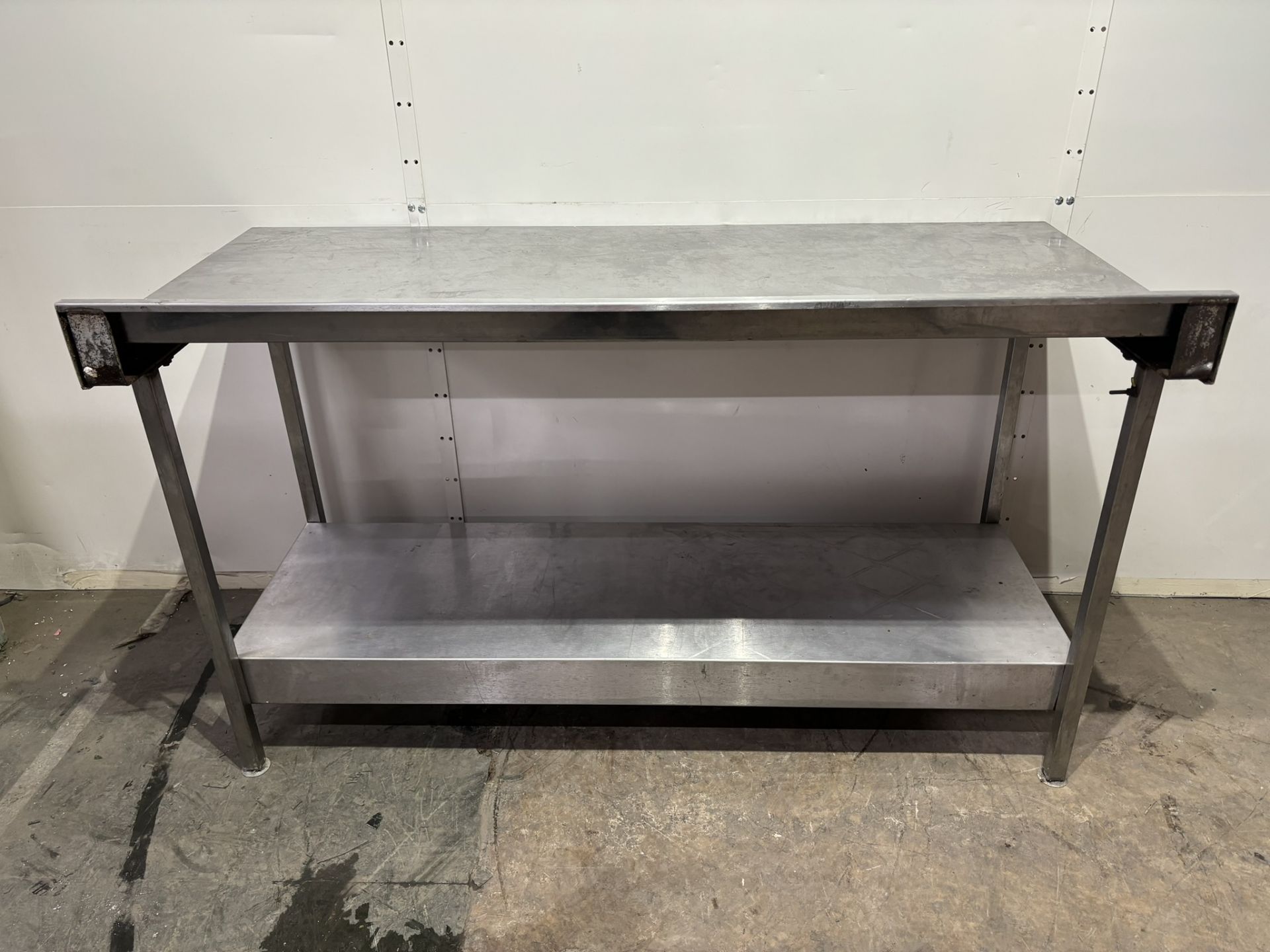1500mm Stainless steel Commercial Catering Table With Bottom Shelf - Image 5 of 5