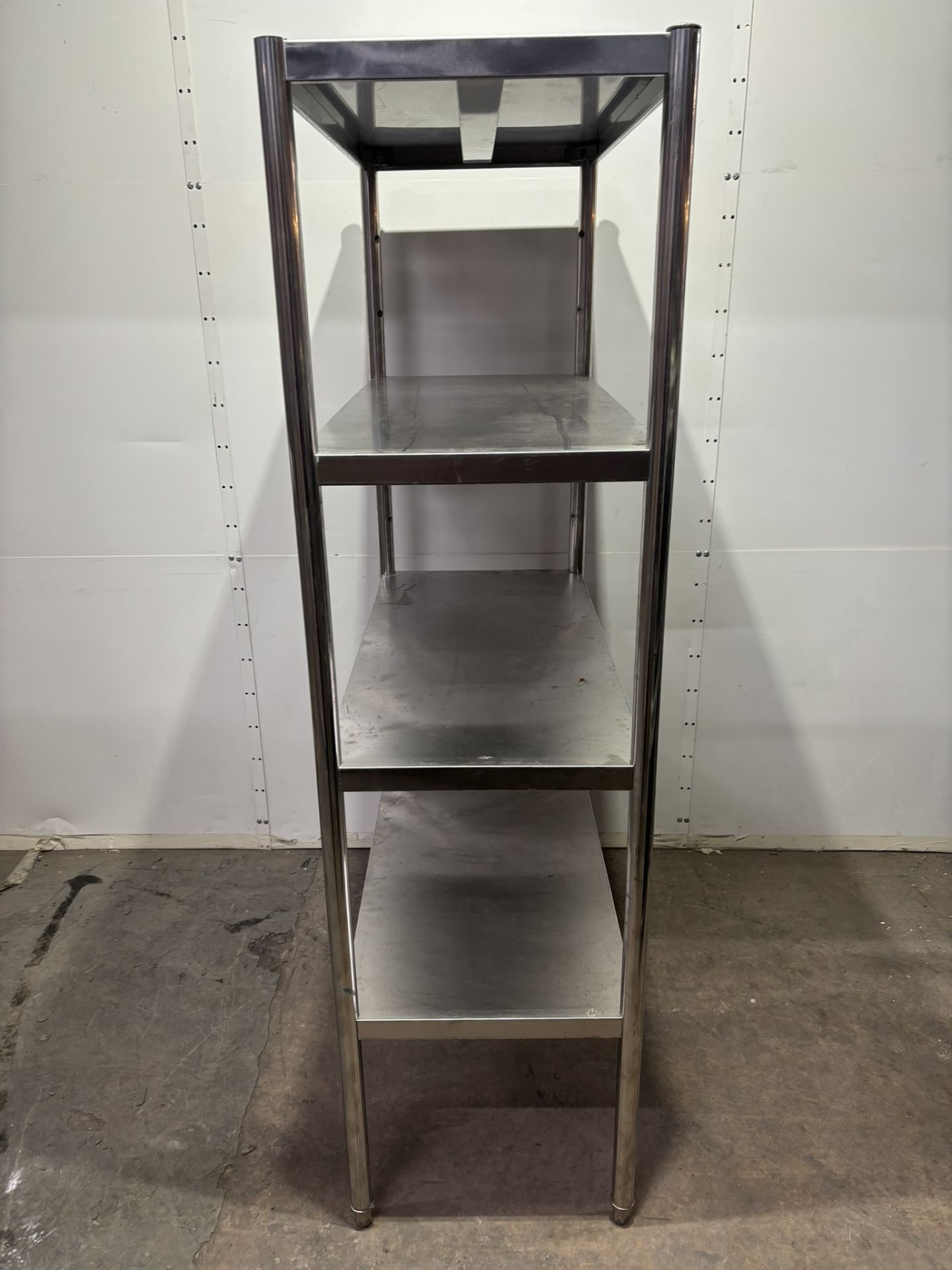 4 Tier Stainless Steel Shelving Unit - Image 4 of 4