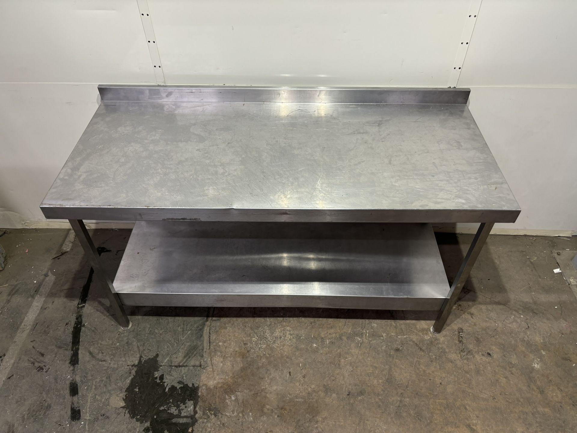 1500mm Stainless steel Commercial Catering Table With Bottom Shelf - Image 2 of 5