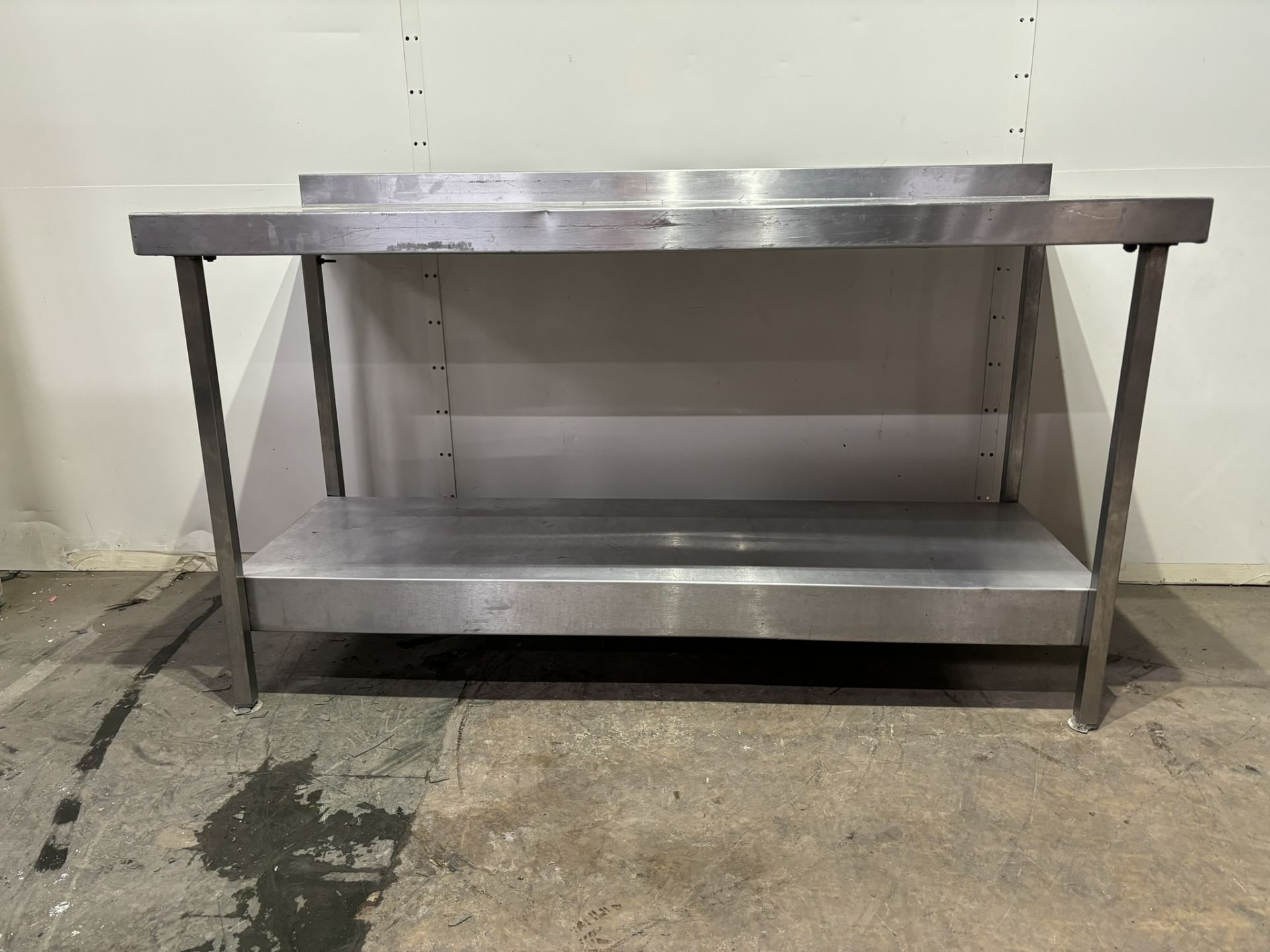 1500mm Stainless steel Commercial Catering Table With Bottom Shelf - Image 3 of 5