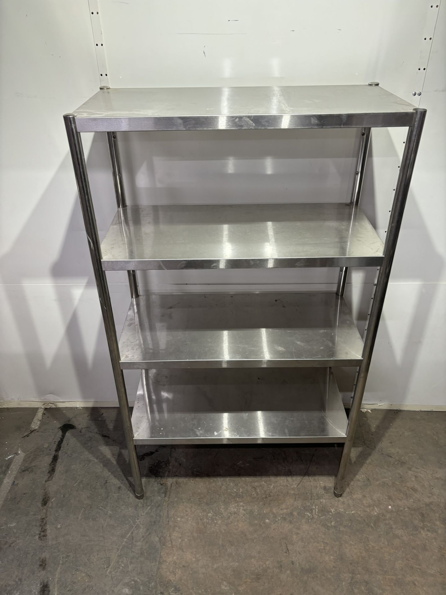 4 Tier Stainless Steel Shelving Unit - Image 3 of 4