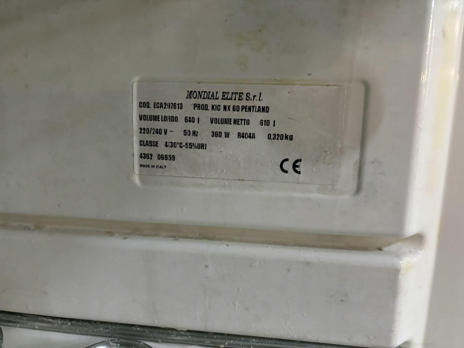 Mondial-Elite Upright White Freezer - KICDV60LT - Bild 6 aus 6