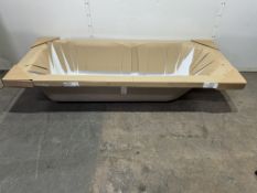 Ex-Display MEYBR2002 Straight Acrylic Bath Tub | Size: 1700 x 700