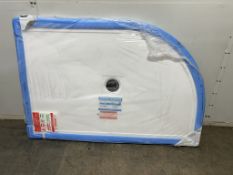 Unbranded Corner Slim Shower Tray | Size: 1200 x 800