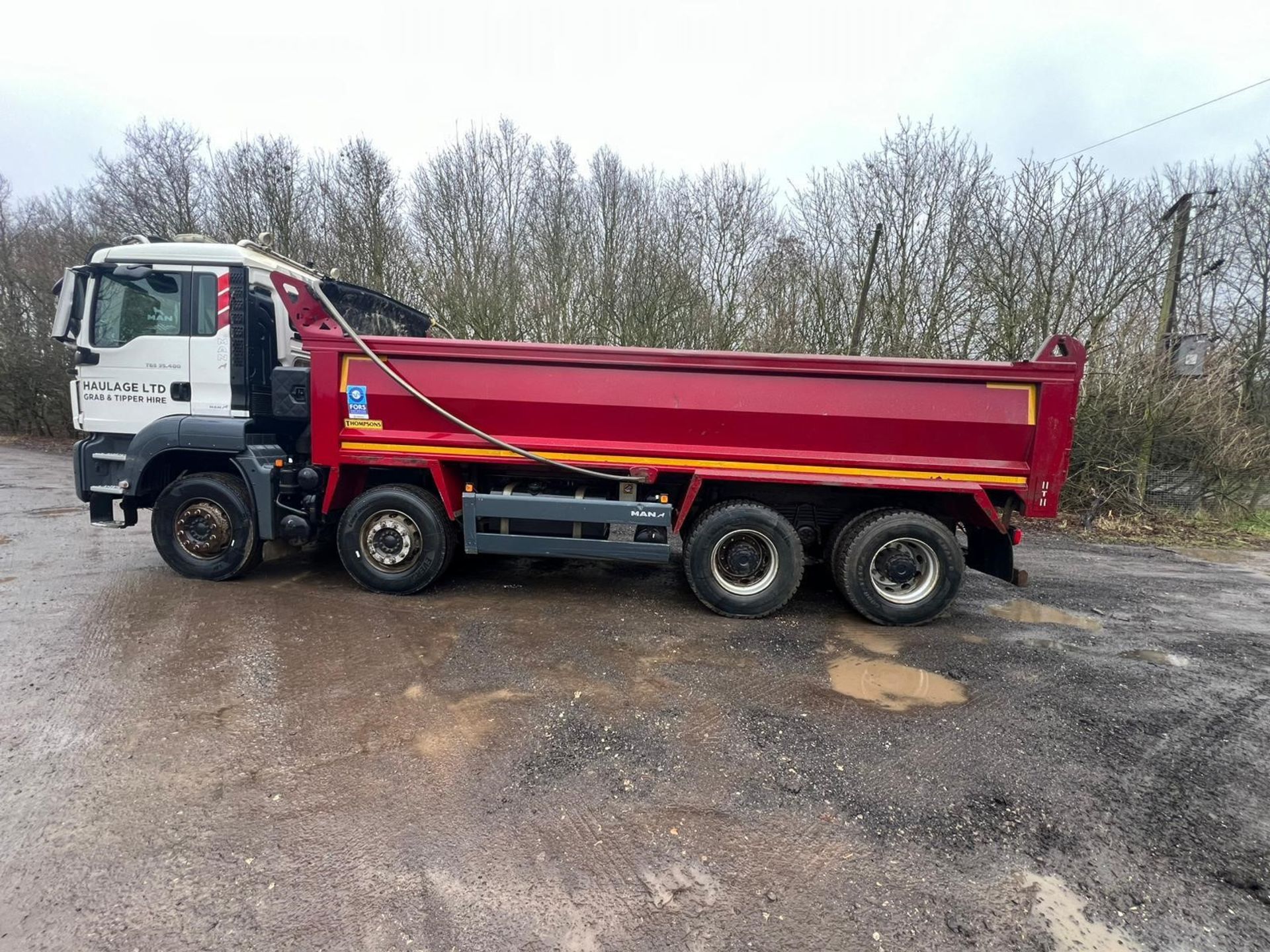 Man TGS 32T Tipper Truck | OW15 WPT | Mileage: 591,553.1 km - Image 3 of 12