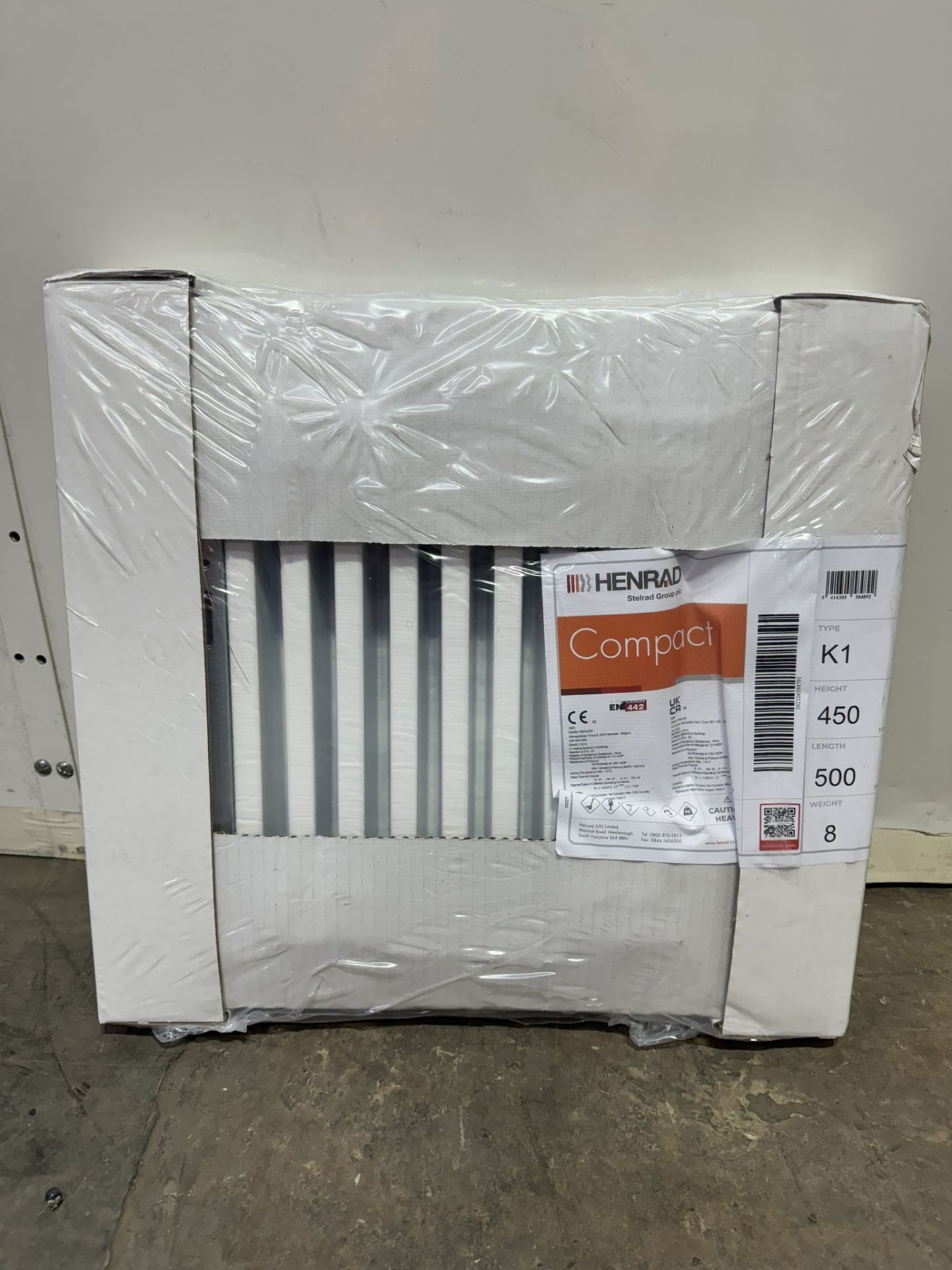 Henrad 450x500 Compact Type 11 Single Convector Radiator